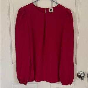 Elegant Anne Klein Pink Women's Top